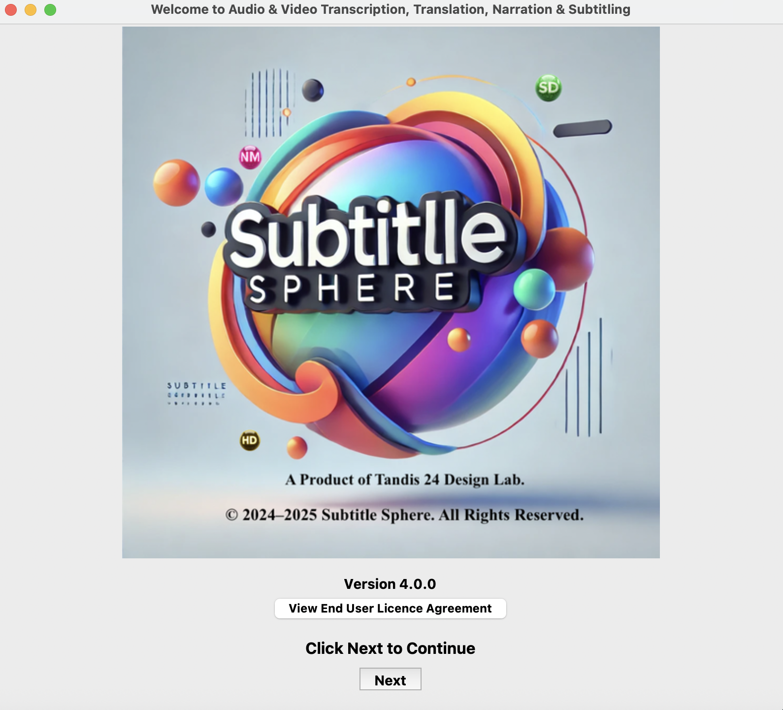 Subtitle Sphere enhanced logo